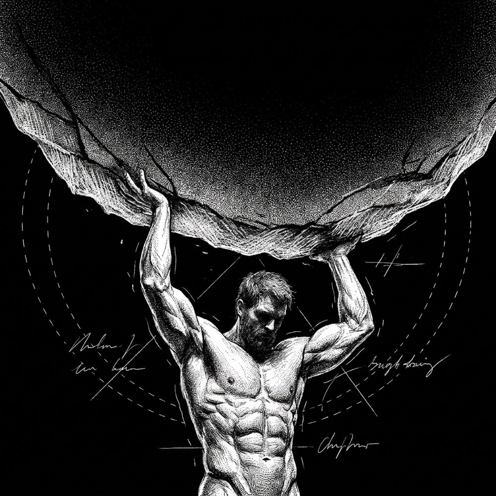 Ilustración Berserk Lab del hombre que recupera su cuerpo
